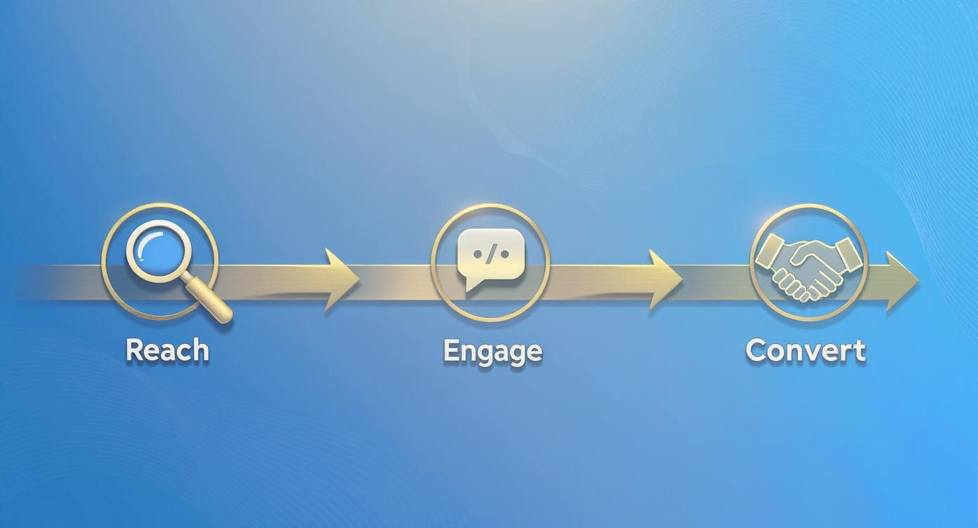 Infographic about social media advertising for lawyers