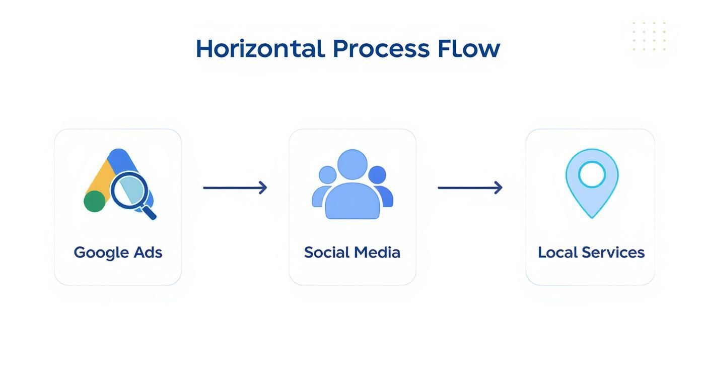 Infographic about measuring advertising effectiveness