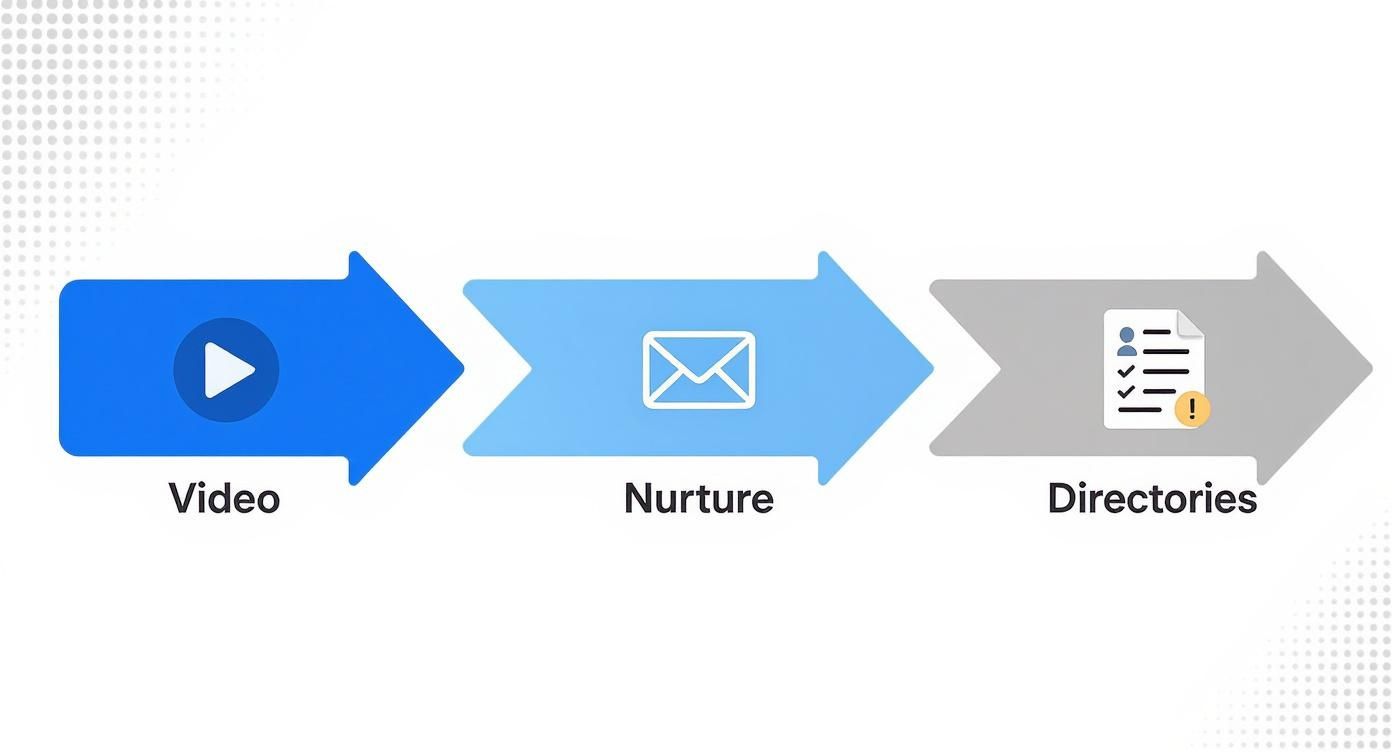Infographic about lead generation for lawyers
