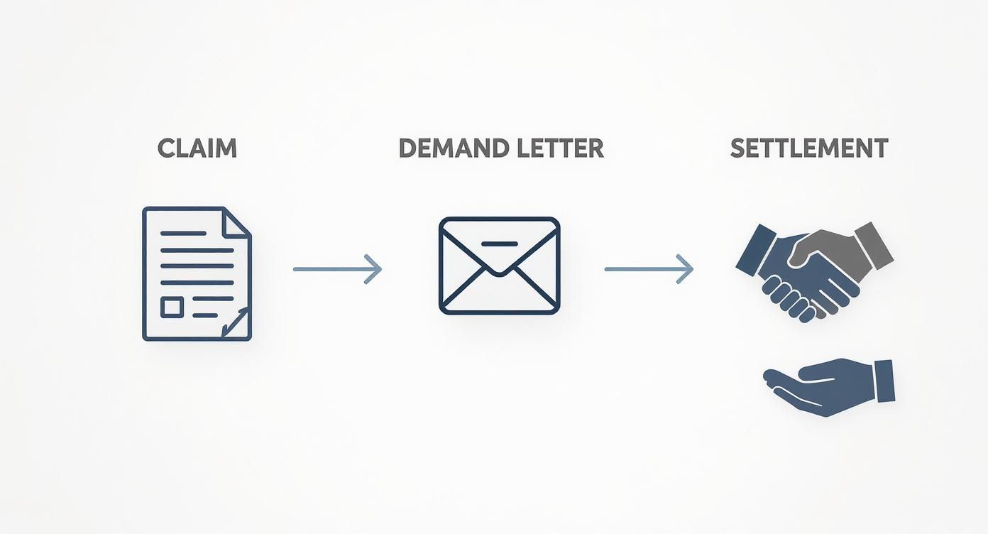 Infographic about personal injury demand letter template