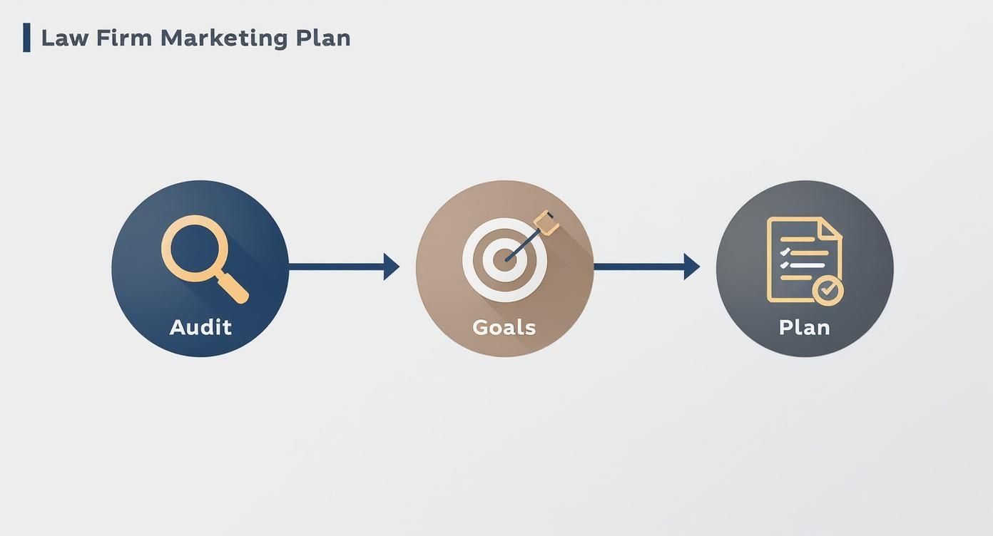 Infographic about law firm marketing strategy