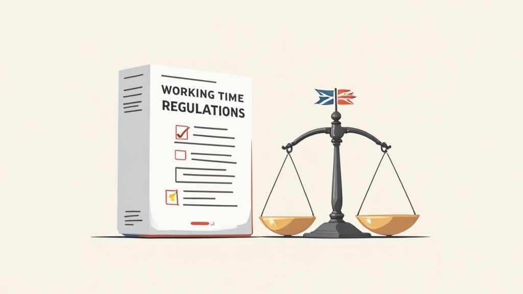 A person signing a legal document on a desk with a gavel and law books