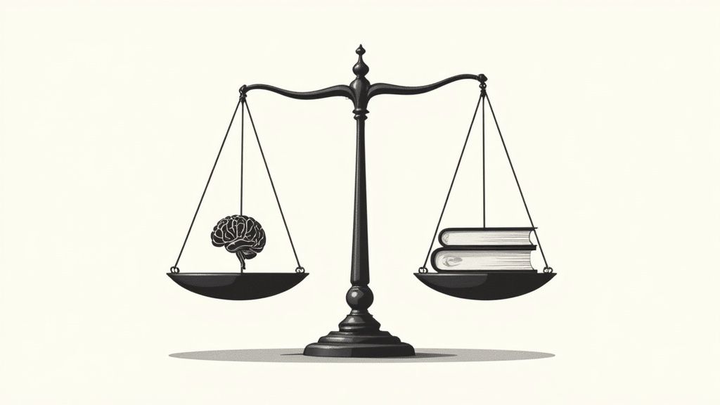 A document with a gavel resting on top, symbolising workplace legal rights.