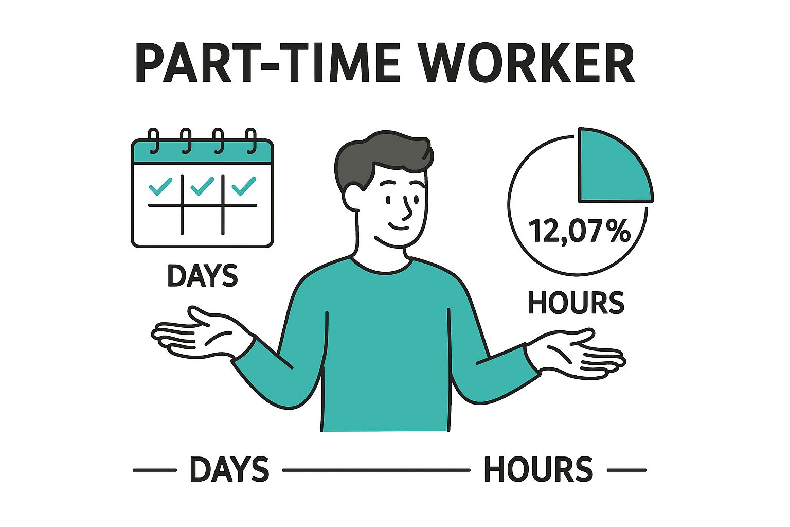 Infographic about calculate annual leave