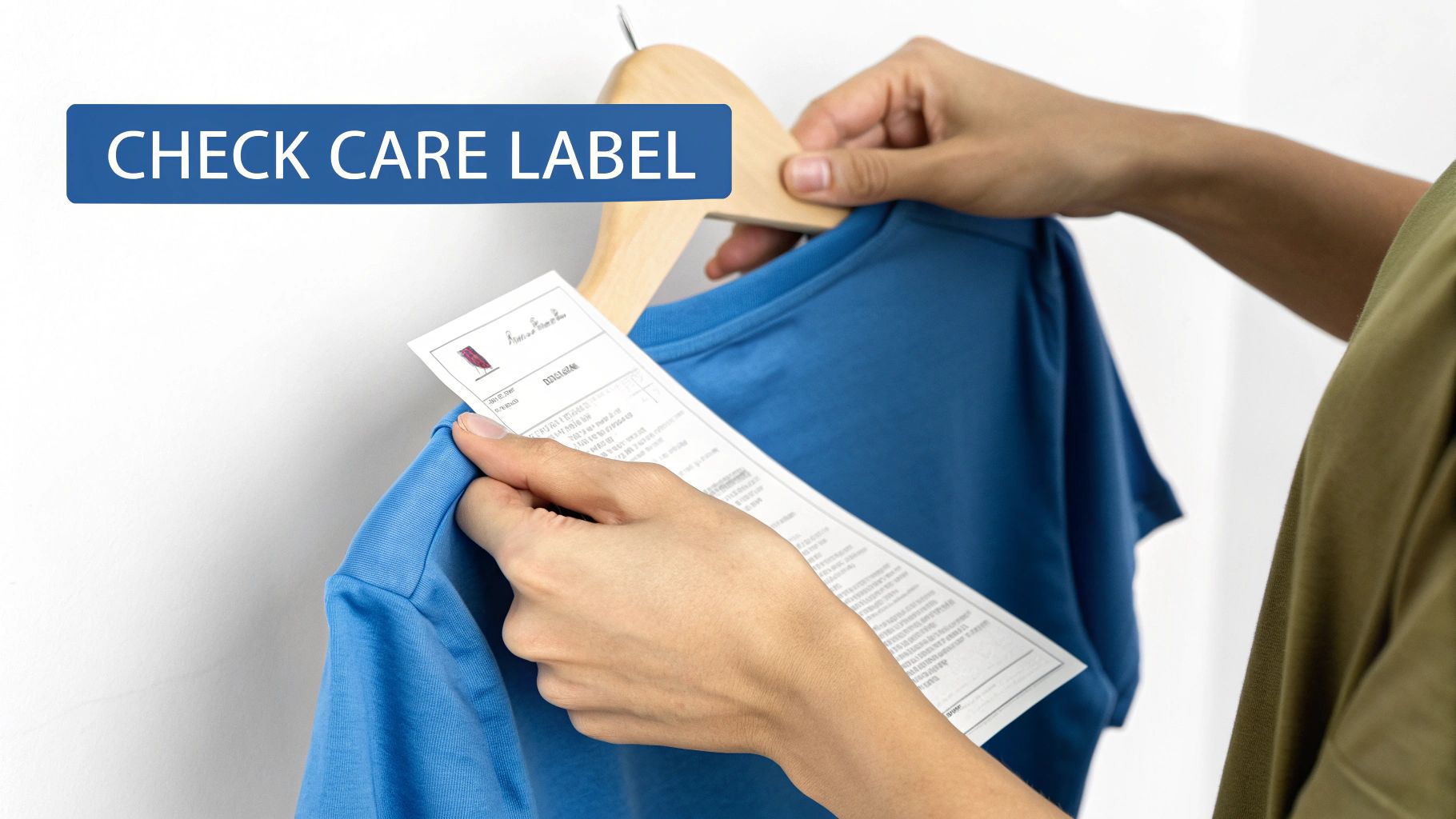 A person blotting a chocolate stain on a light-coloured rug.