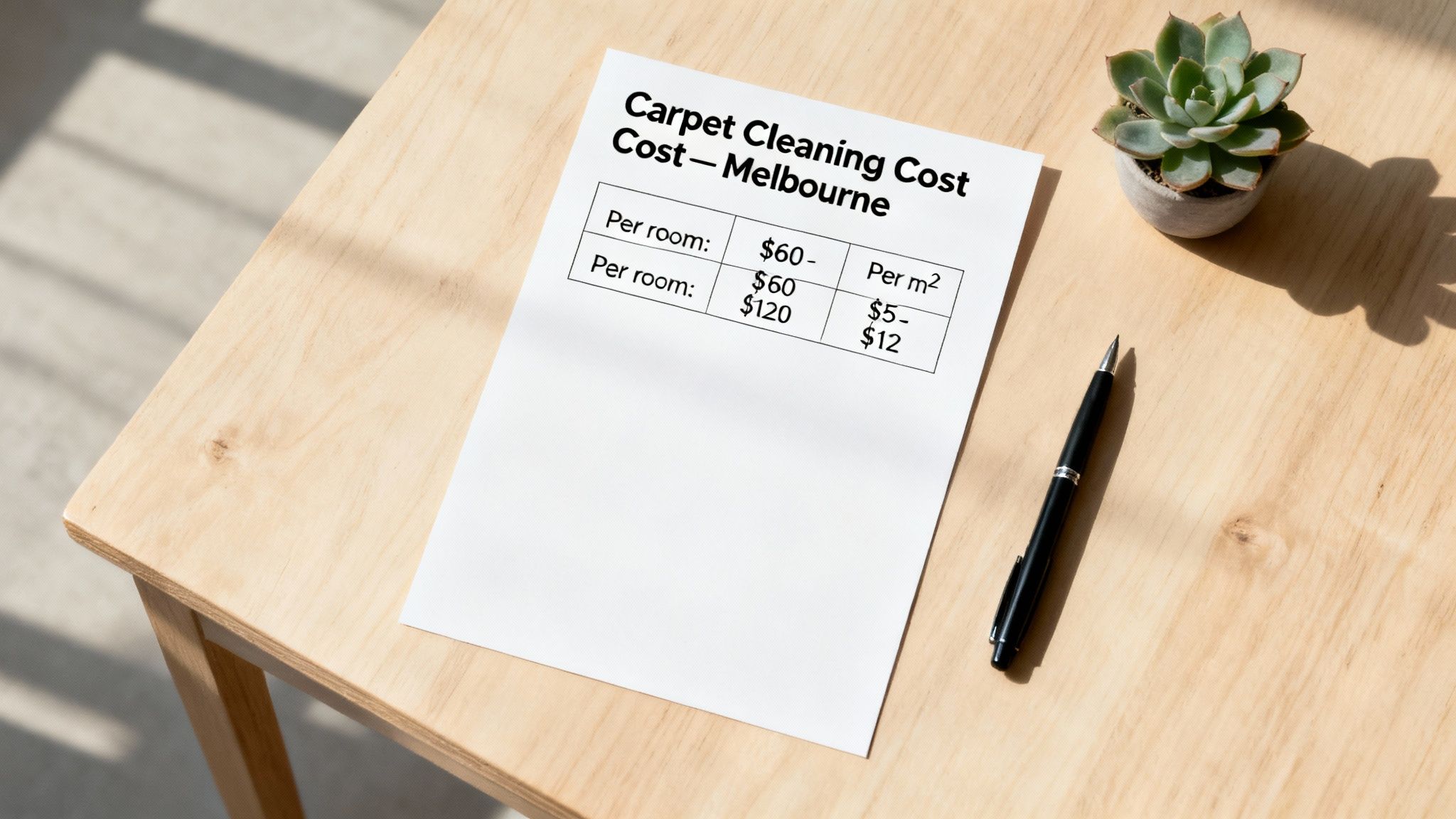 Melbourne carpet cleaning