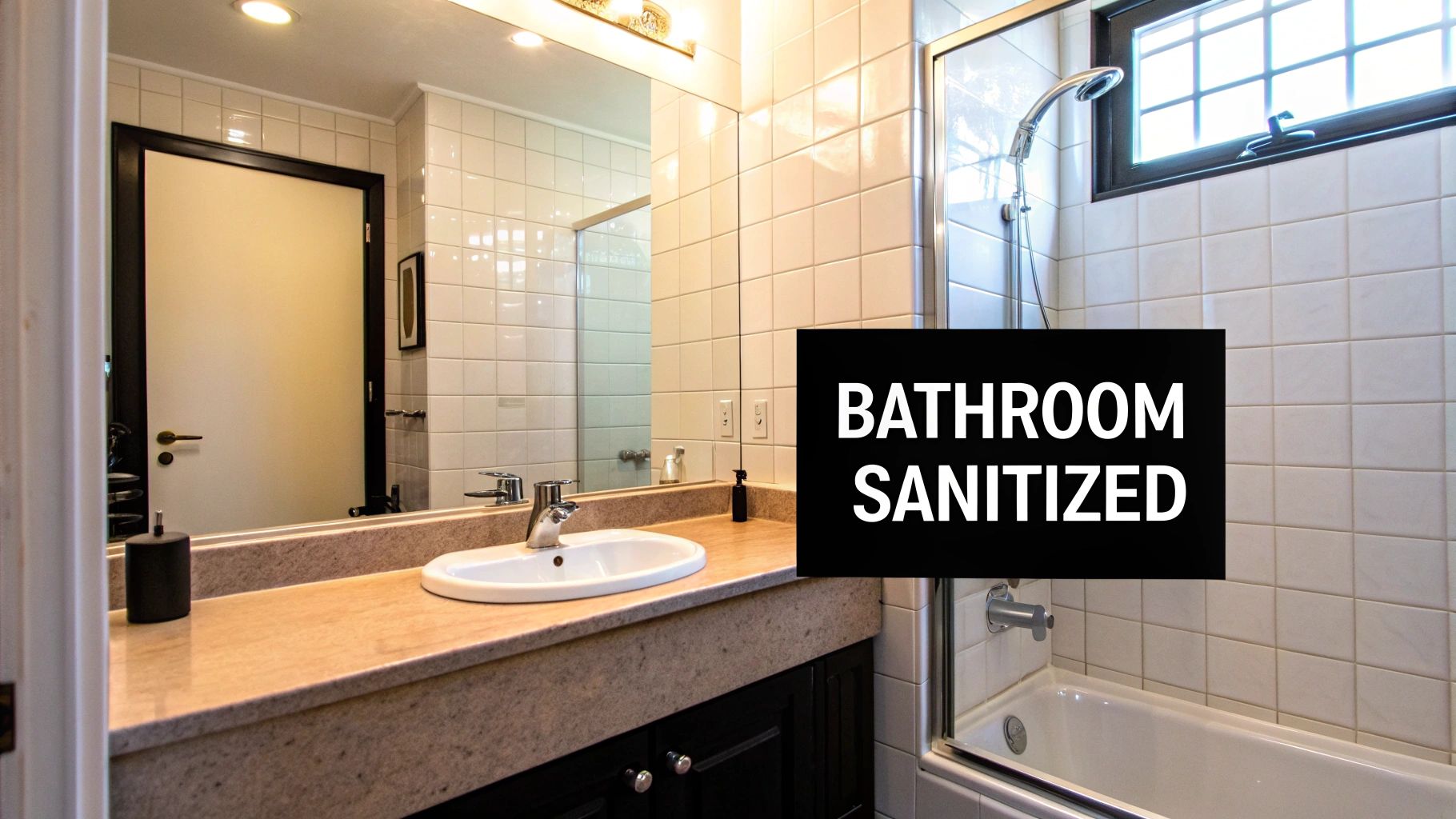 Bathroom Sanitization and Grout Cleaning