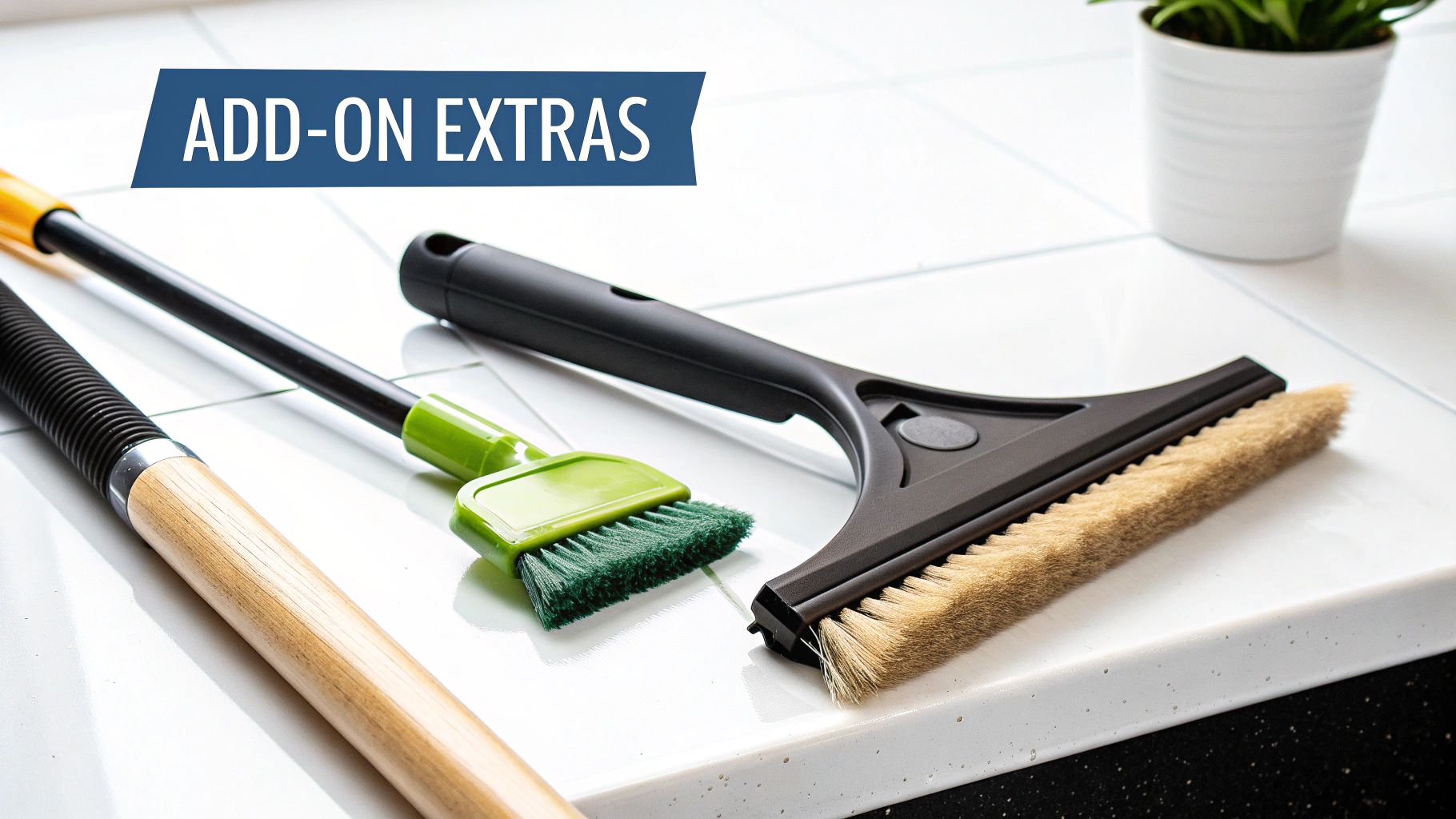 A professional cleaner deep cleaning an oven as part of an end of tenancy service.
