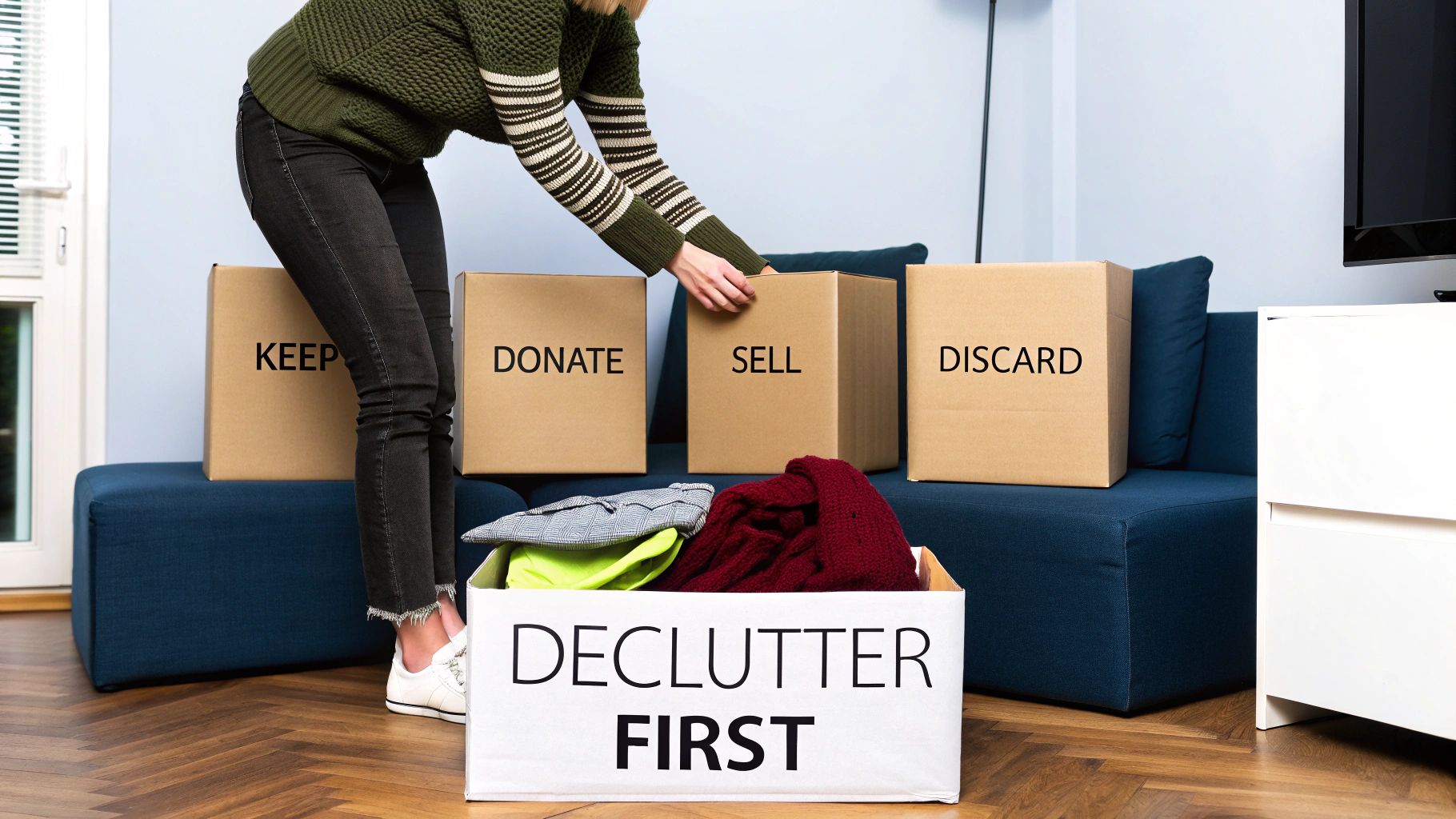 Declutter Before Packing