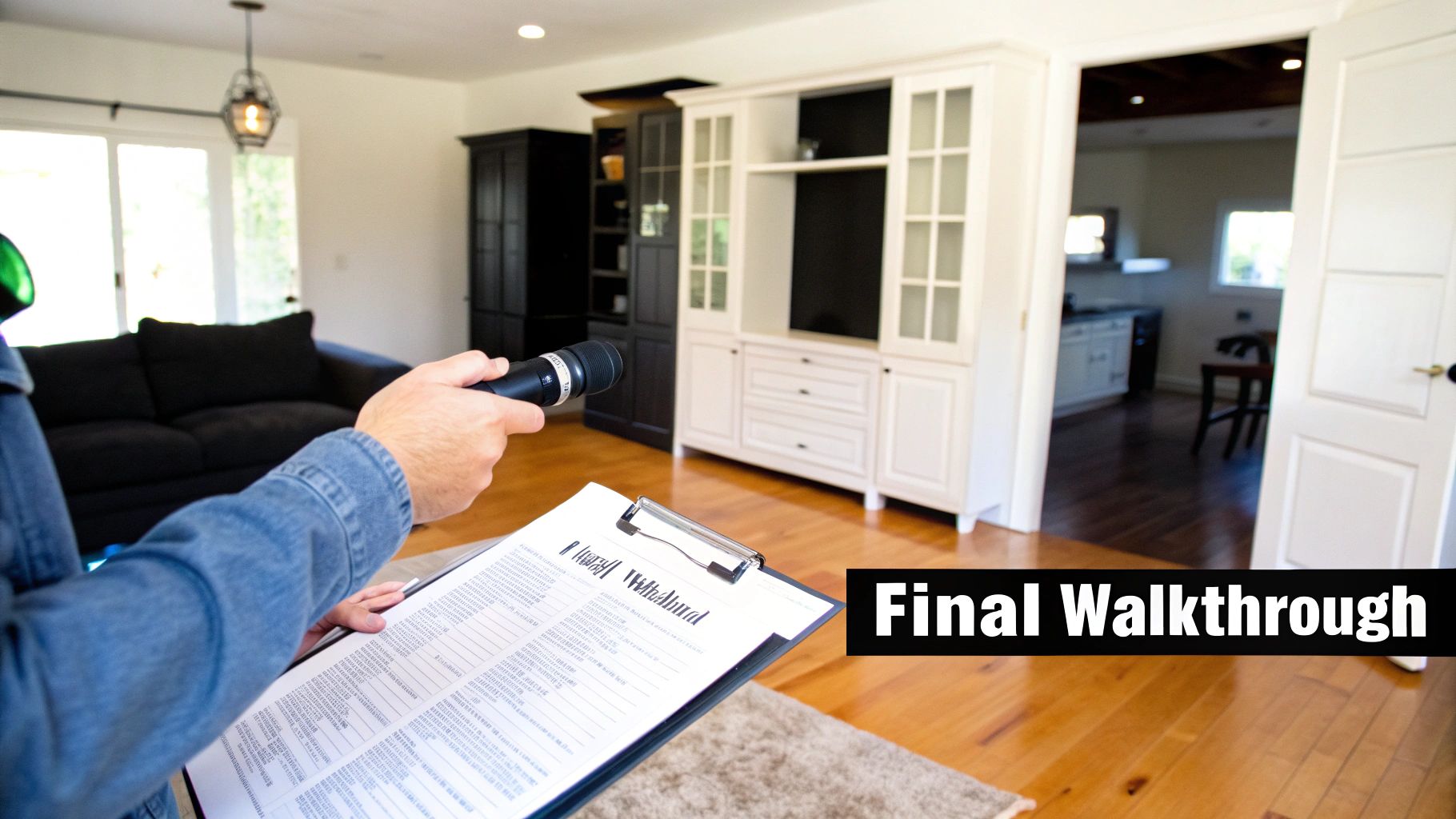 Item 1: The Pre-Completion Countdown & Final Walkthrough Inspection