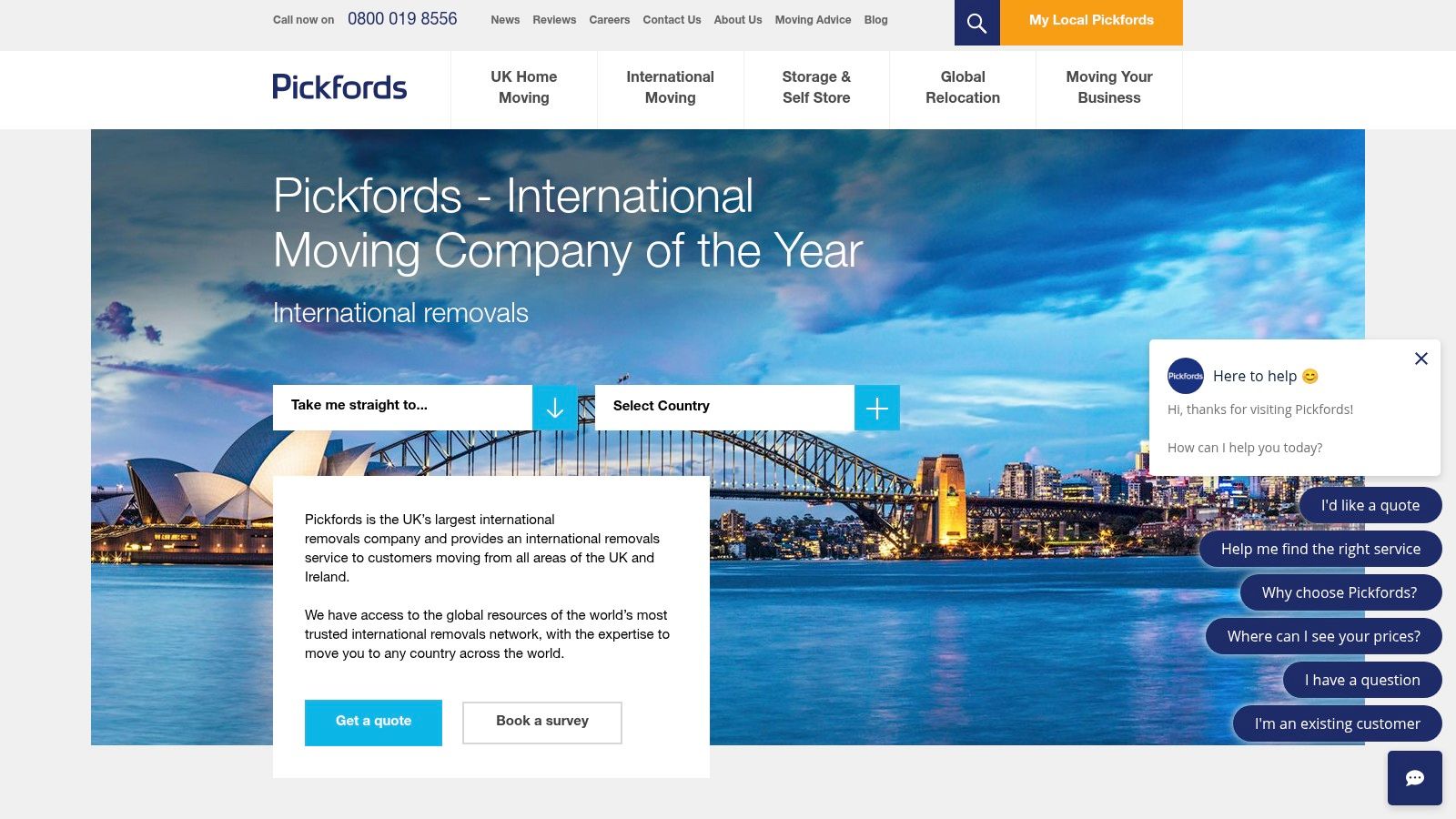 Pickfords – International Moving