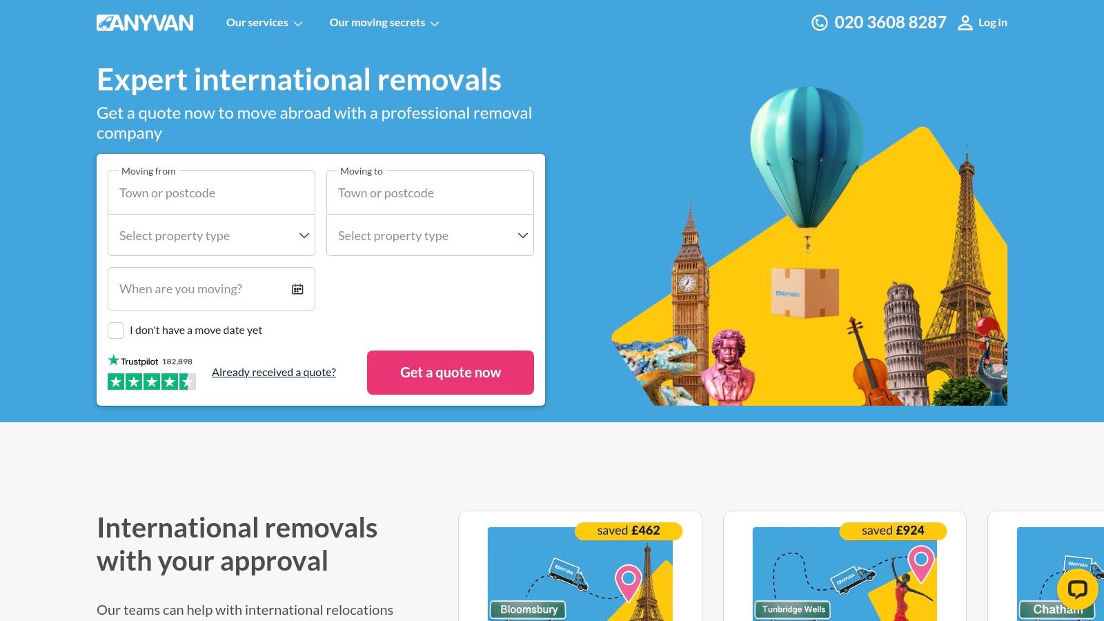 AnyVan – International/European Removals