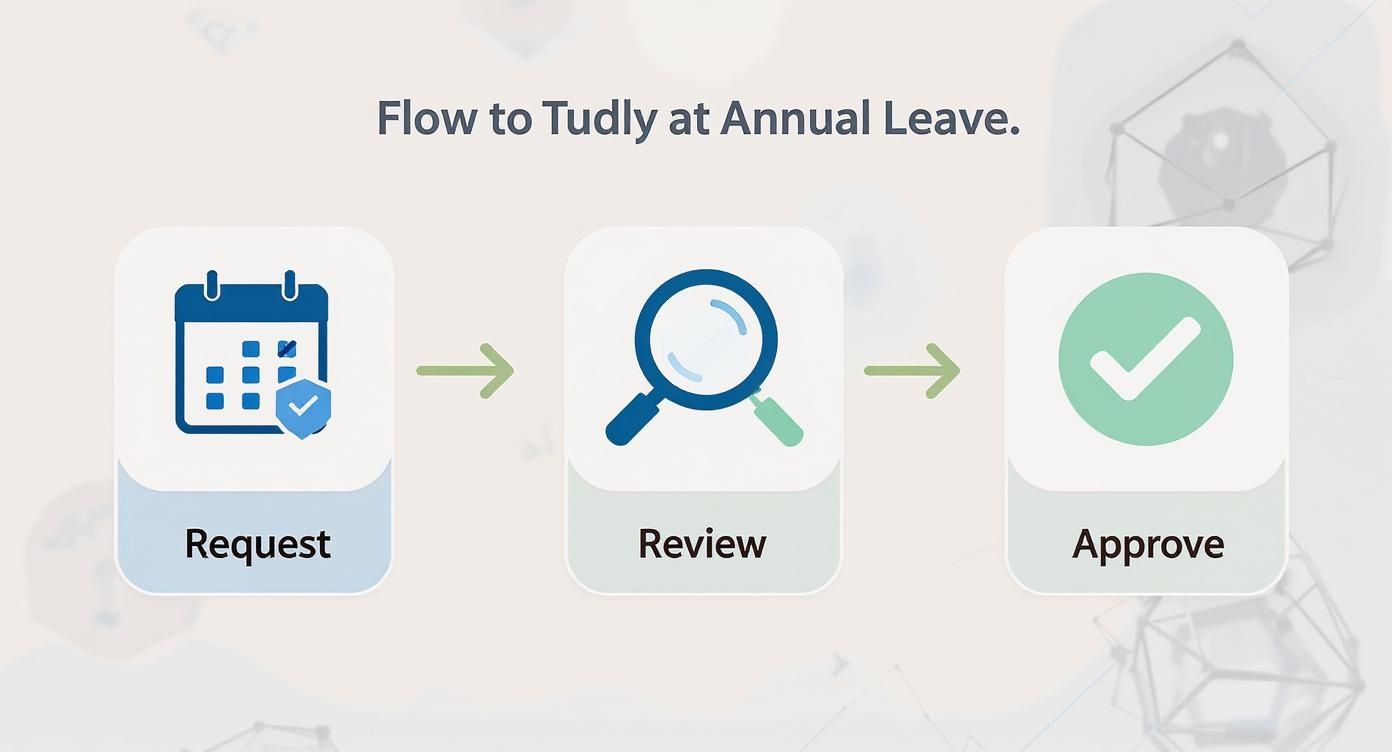 Infographic about annual leave requests