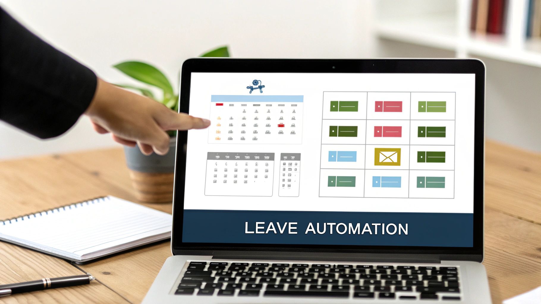 Screenshot from https://www.leavewizard.com/