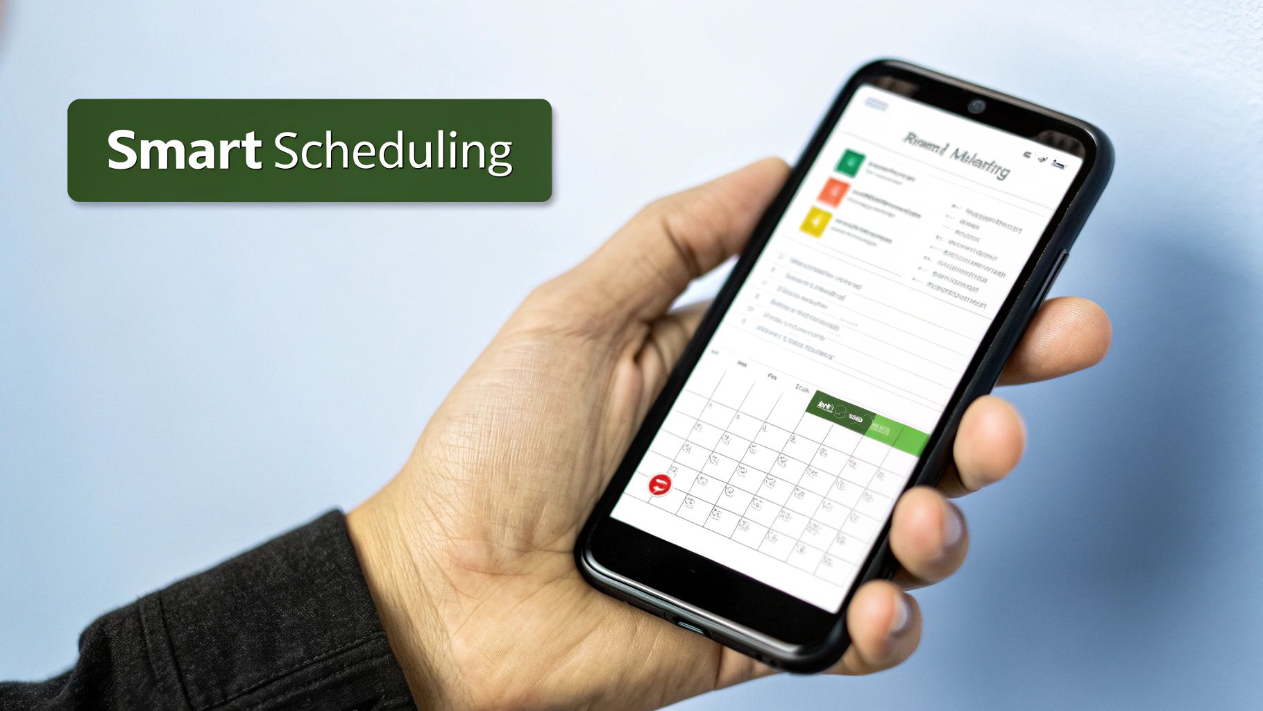 Image of scheduling tools