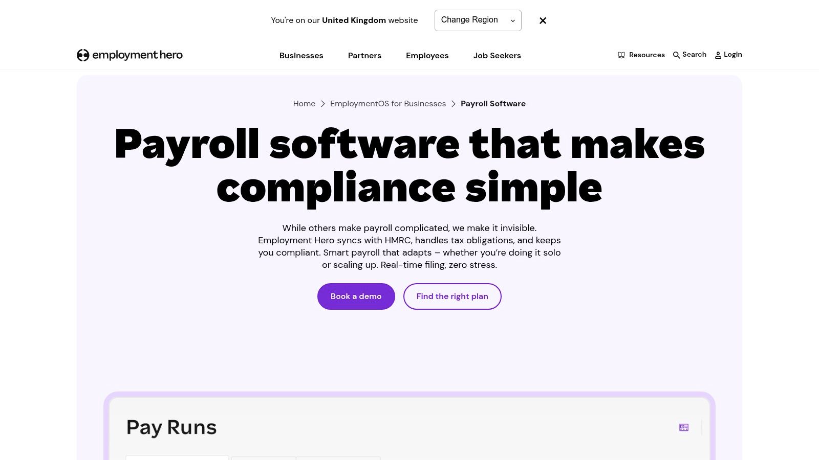 Employment Hero Payroll (formerly KeyPay UK)