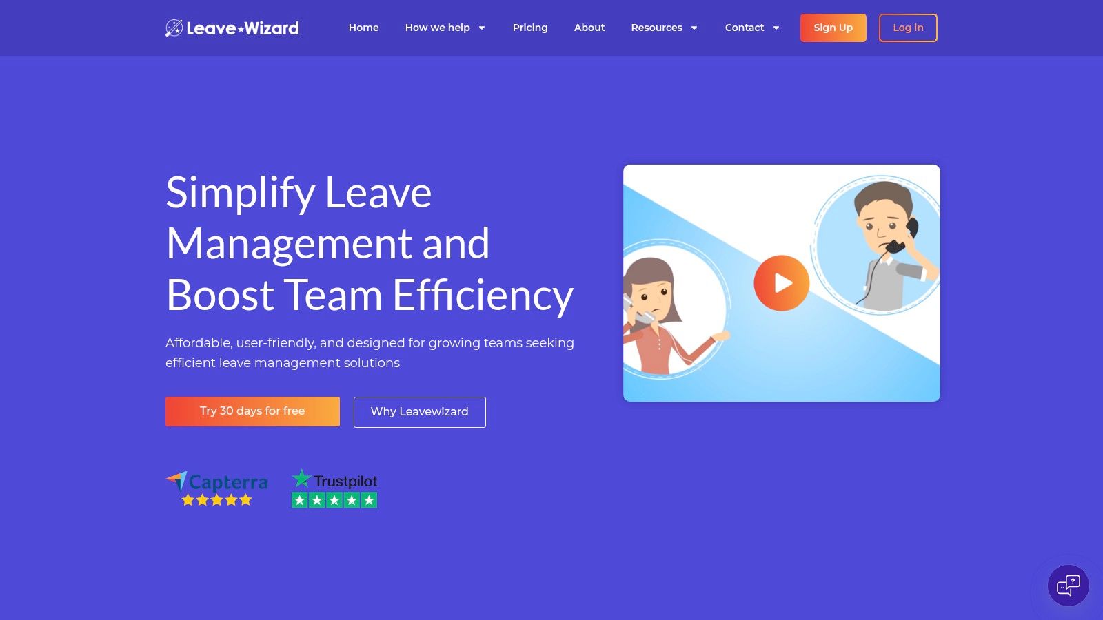 LeaveWizard's user-friendly leave management dashboard