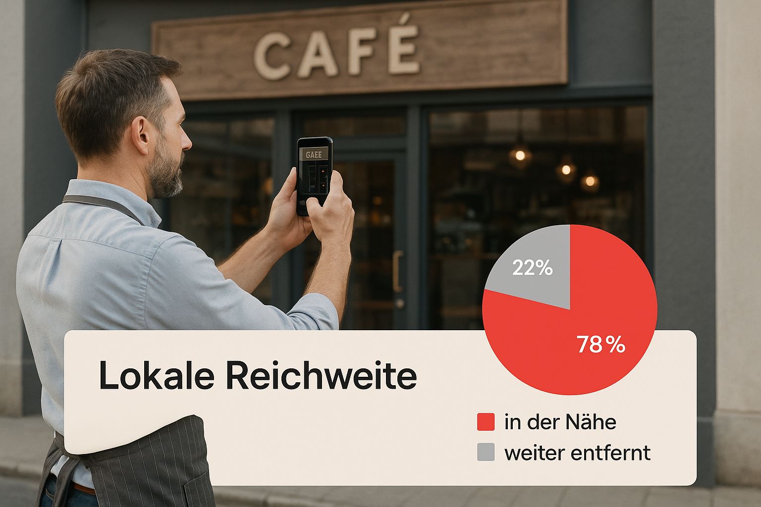 Infographic about online marketing für kleine unternehmen