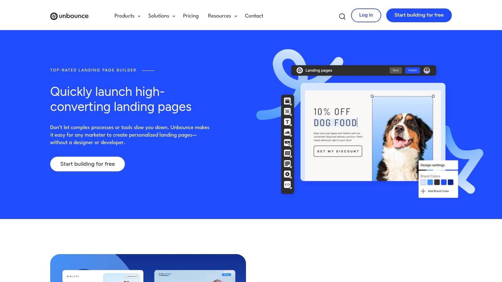 Unbounce Landing Page Builder
