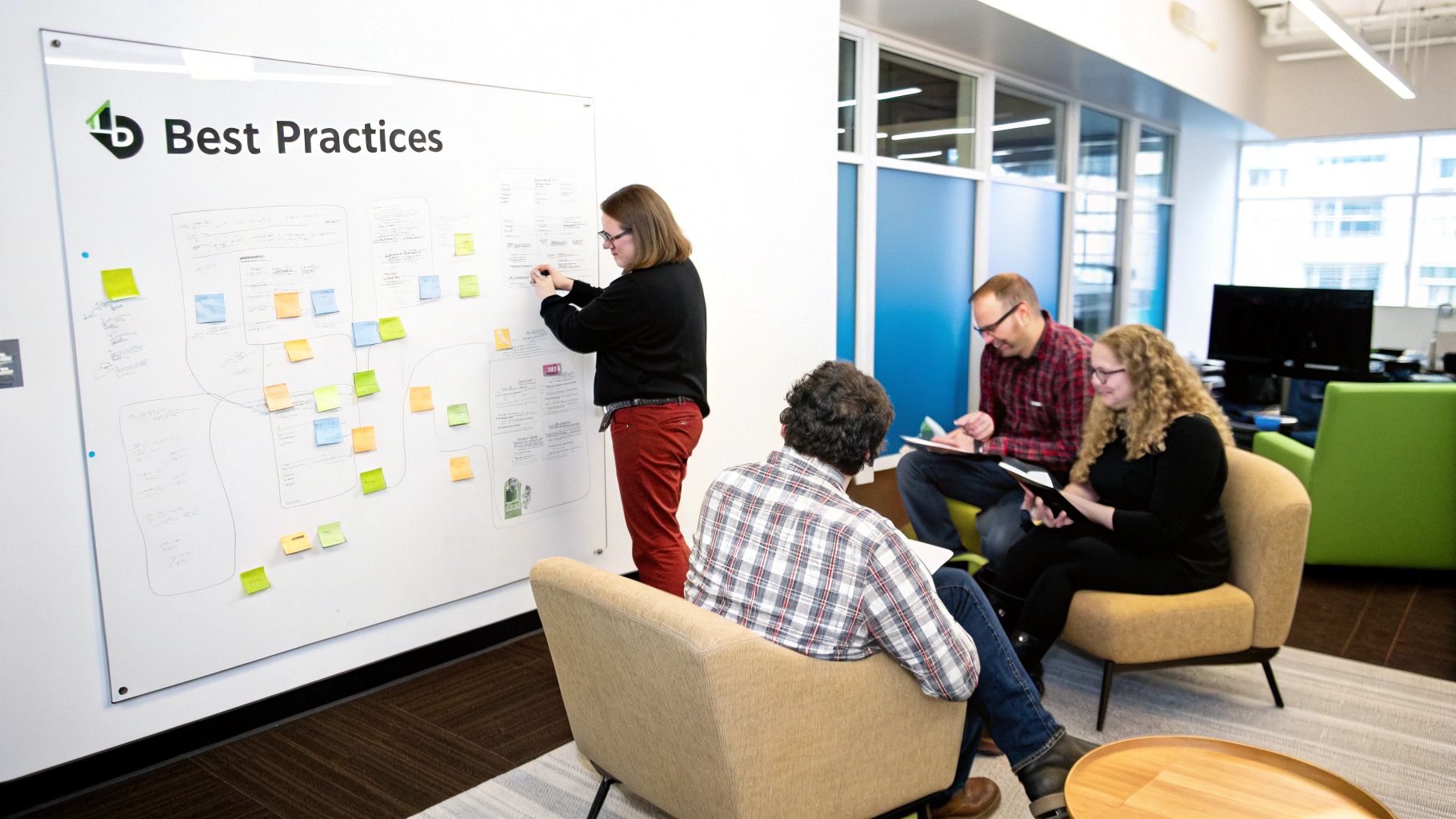 Image of a team collaborating