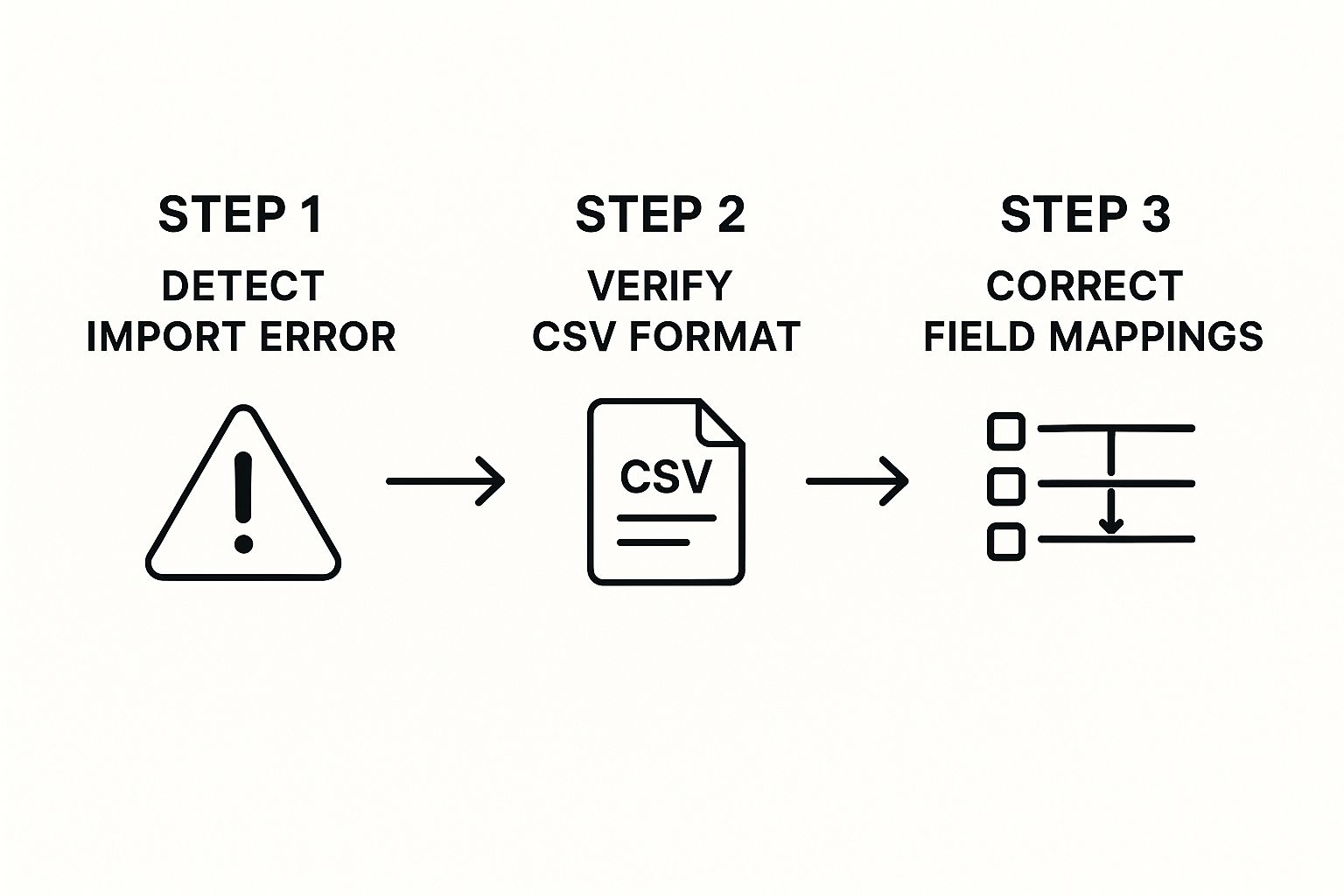 Infographic about jira import issues