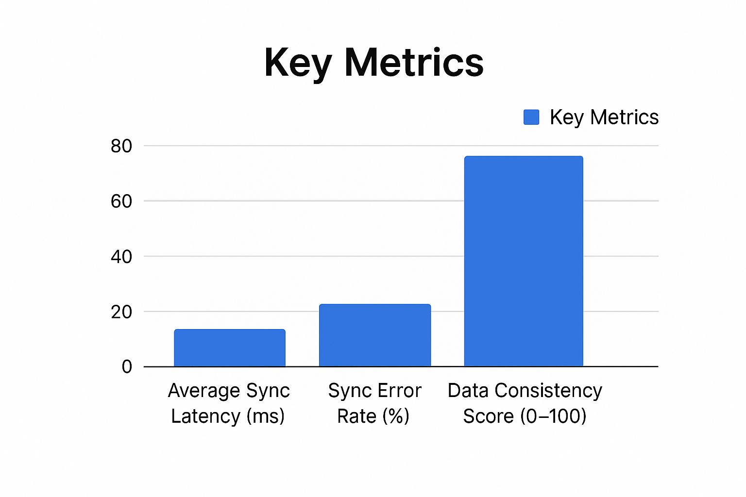 Infographic about synchronization of data