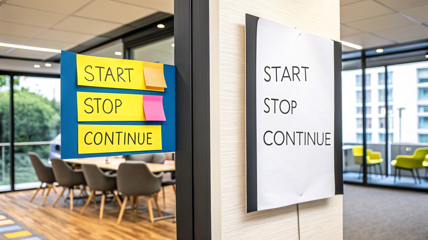 Start, Stop, Continue
