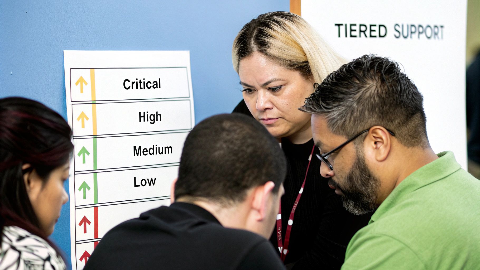 Implement Tiered Service Levels with Escalation Procedures