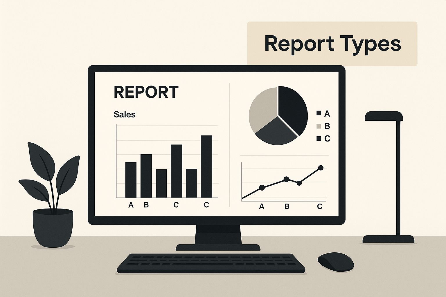 Infographic about generating reports in jira