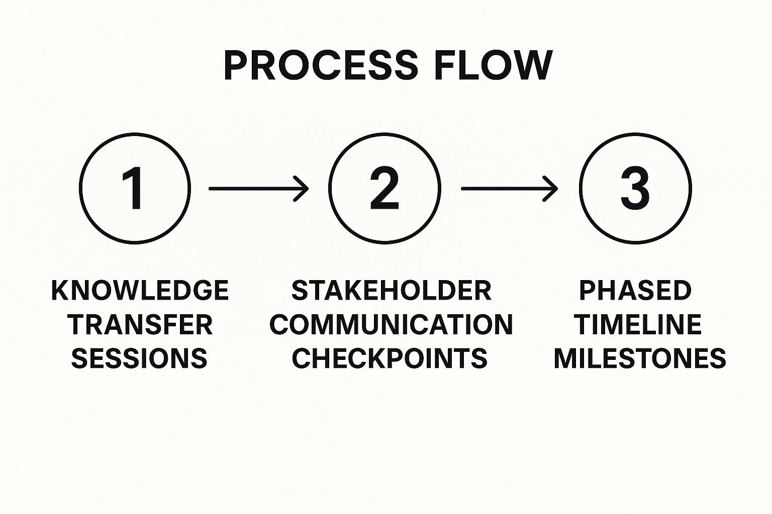 Infographic showing key data about Leadership Transition Plan