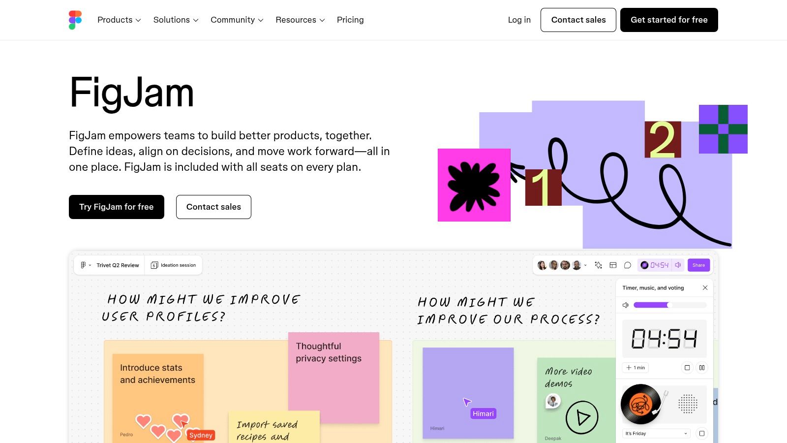Figma – FigJam Project Retrospective Template