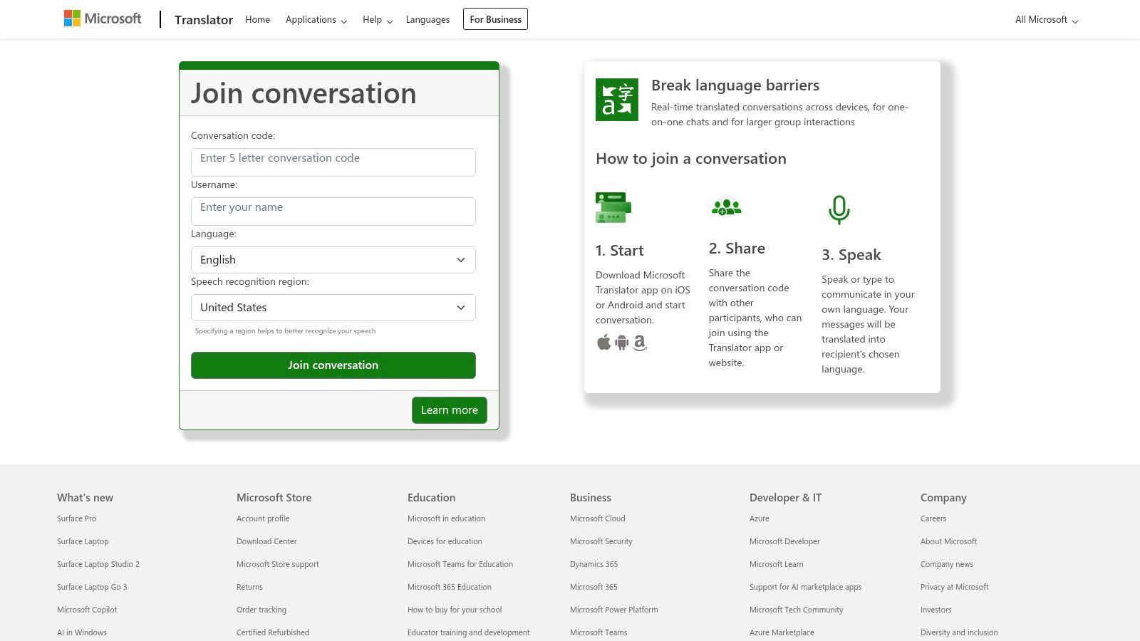Microsoft Translator