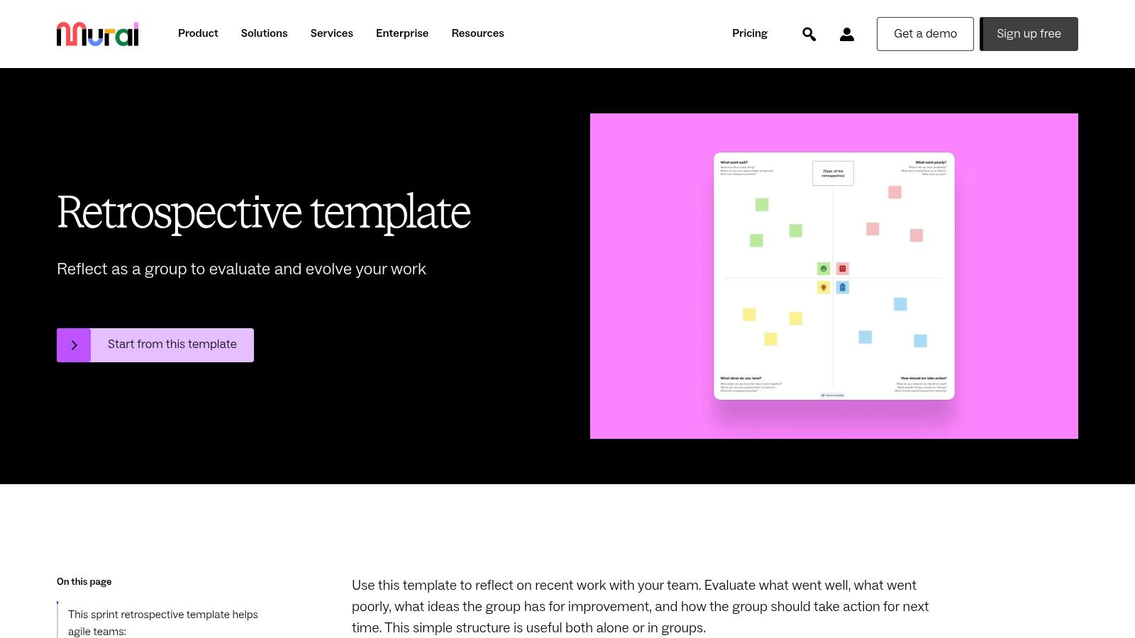 Mural – Retrospective Template