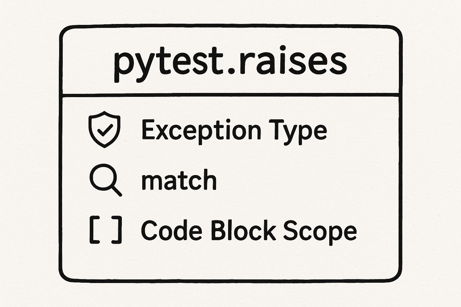 Infographic about pytest assert raises