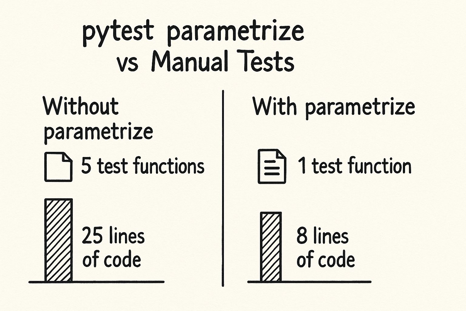 Infographic about pytest parameterize
