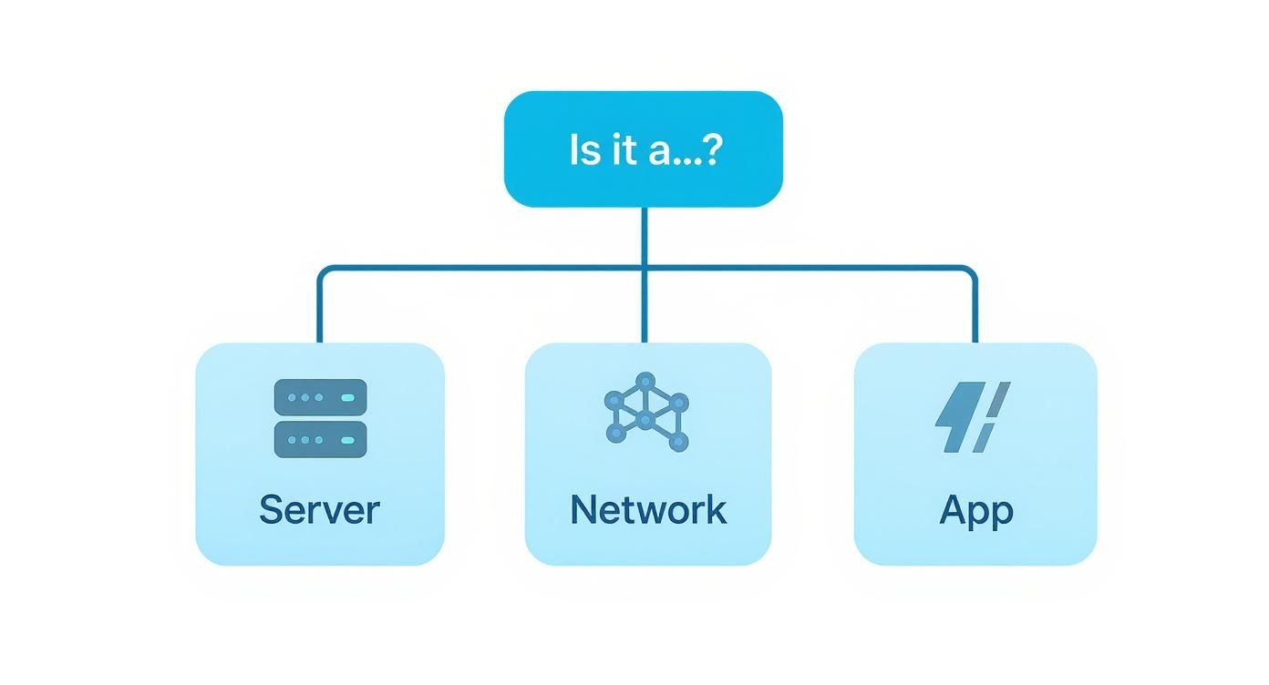 Infographic about monitoring it infrastructure