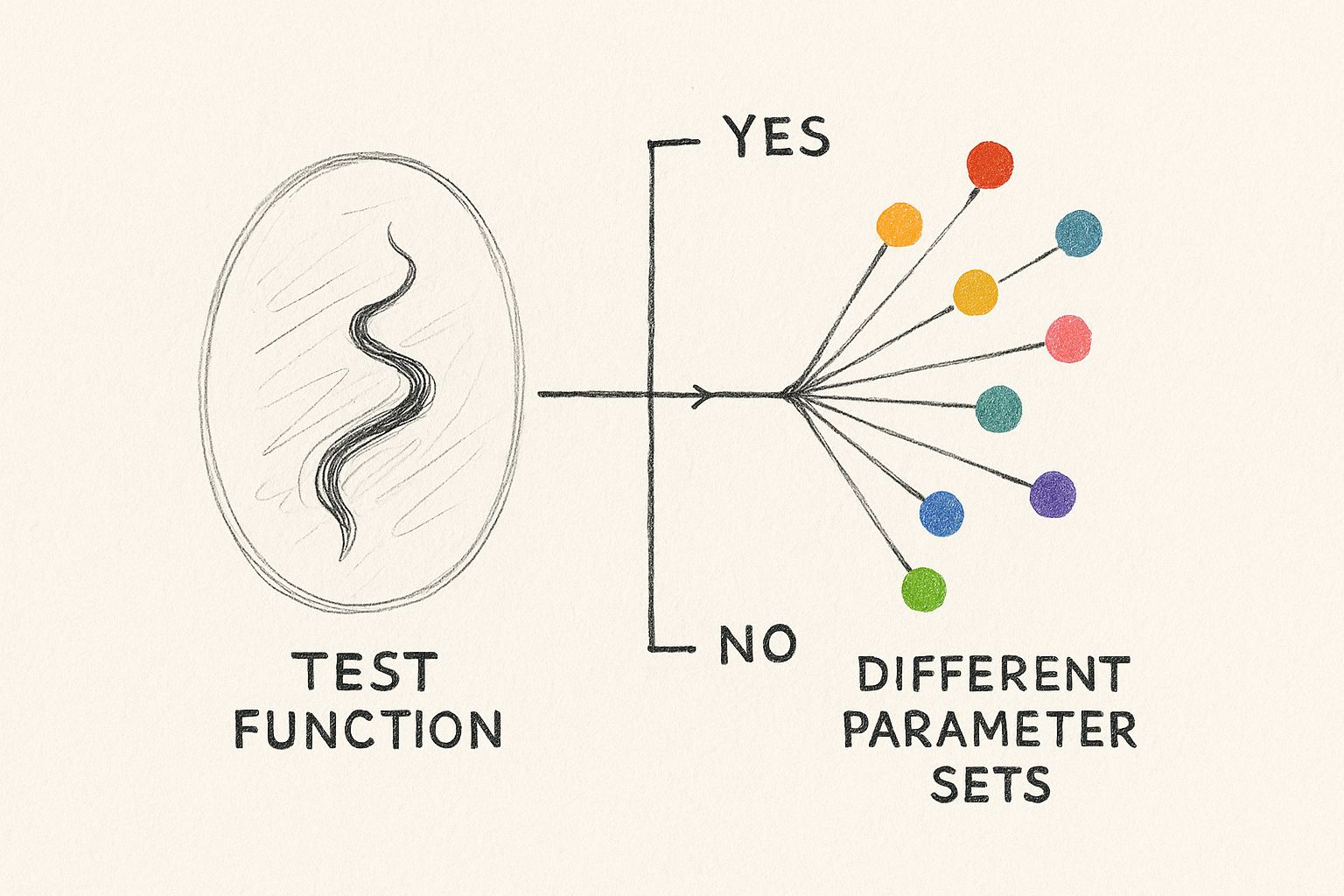 Infographic about parameterized tests python