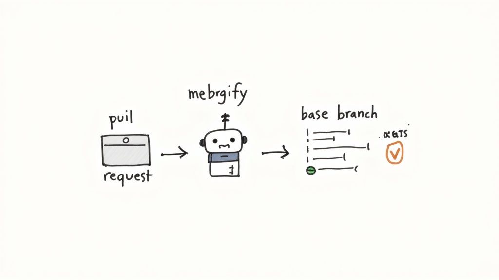 Screenshot from https://mergify.com/features/rebase