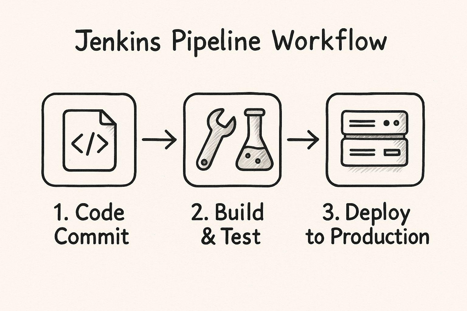 Infographic about jenkins #cicd pipeline