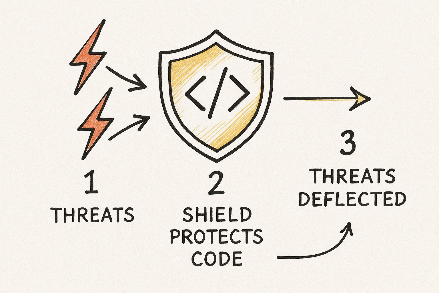 Infographic about risk management in software development