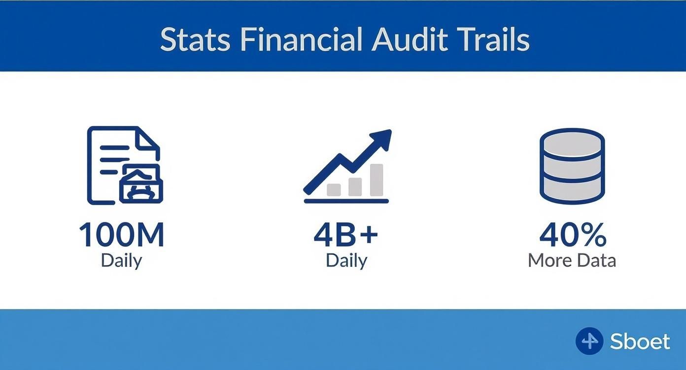 Infographic about what is an audit trail