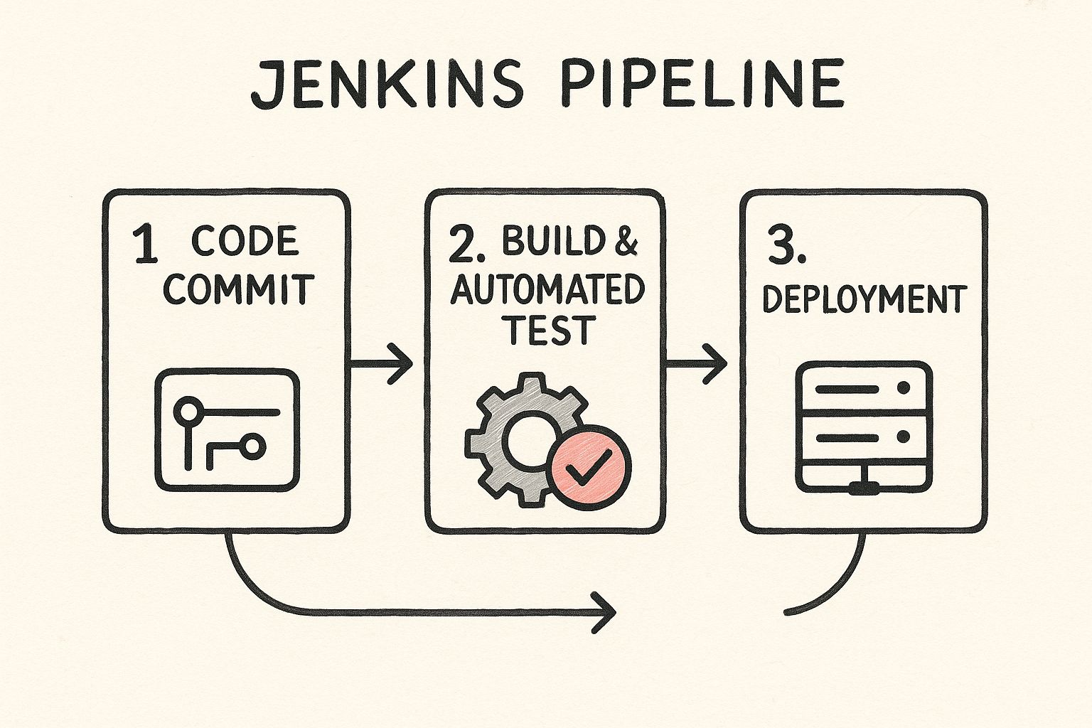 Infographic about jenkins cicd