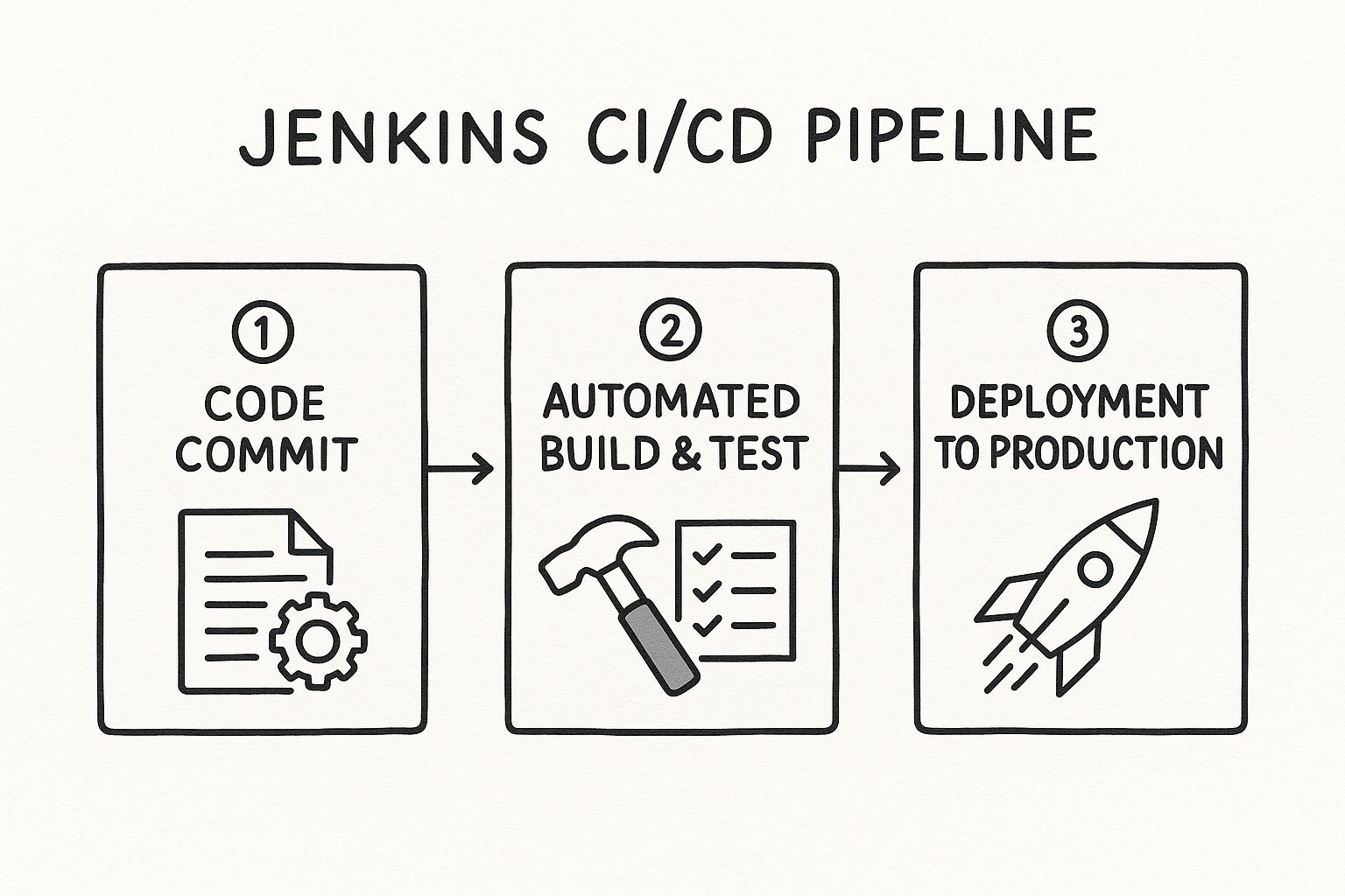 Infographic about jenkins #cicd