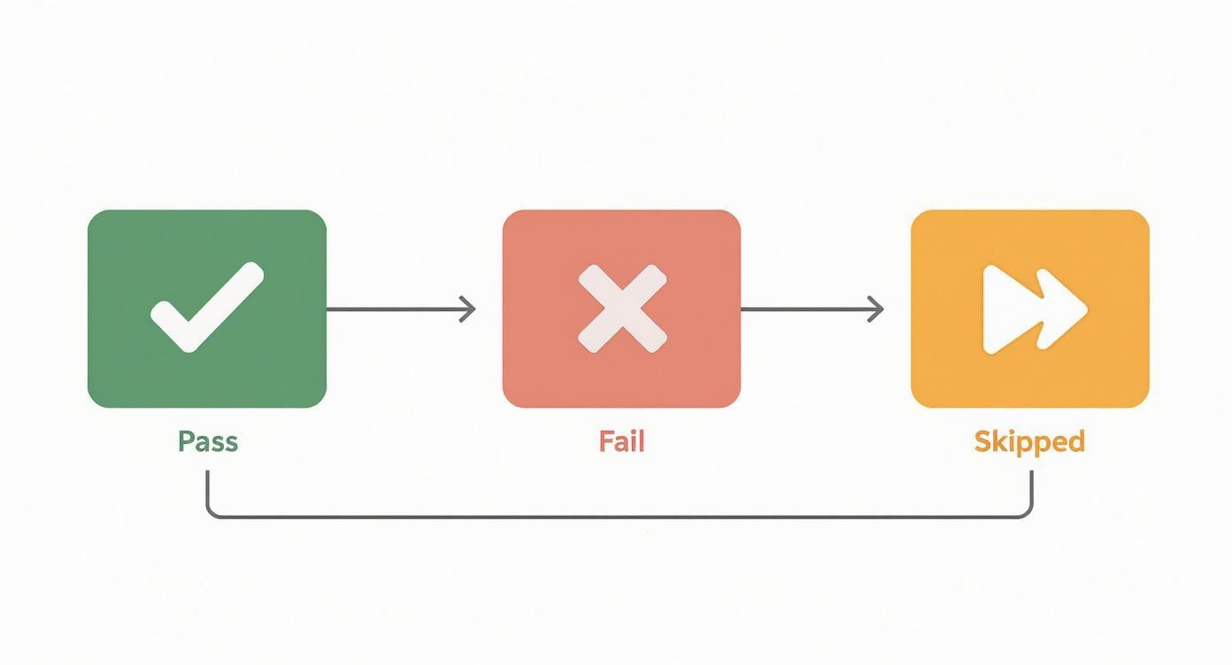 Infographic about unit test results