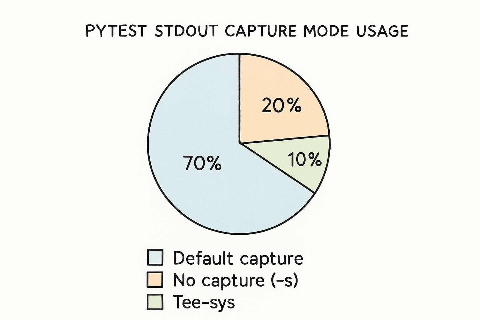 Infographic about pytest print stdout