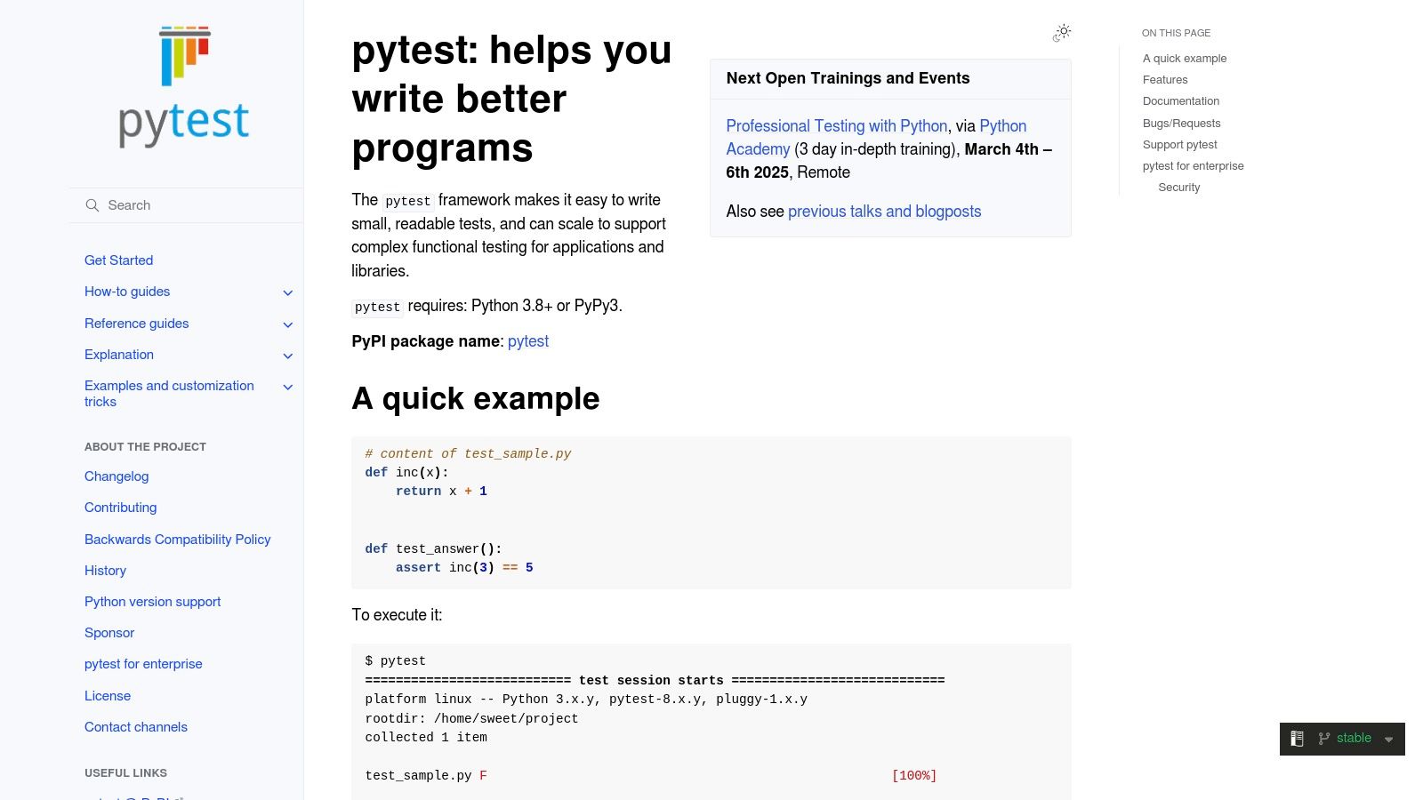 pytest