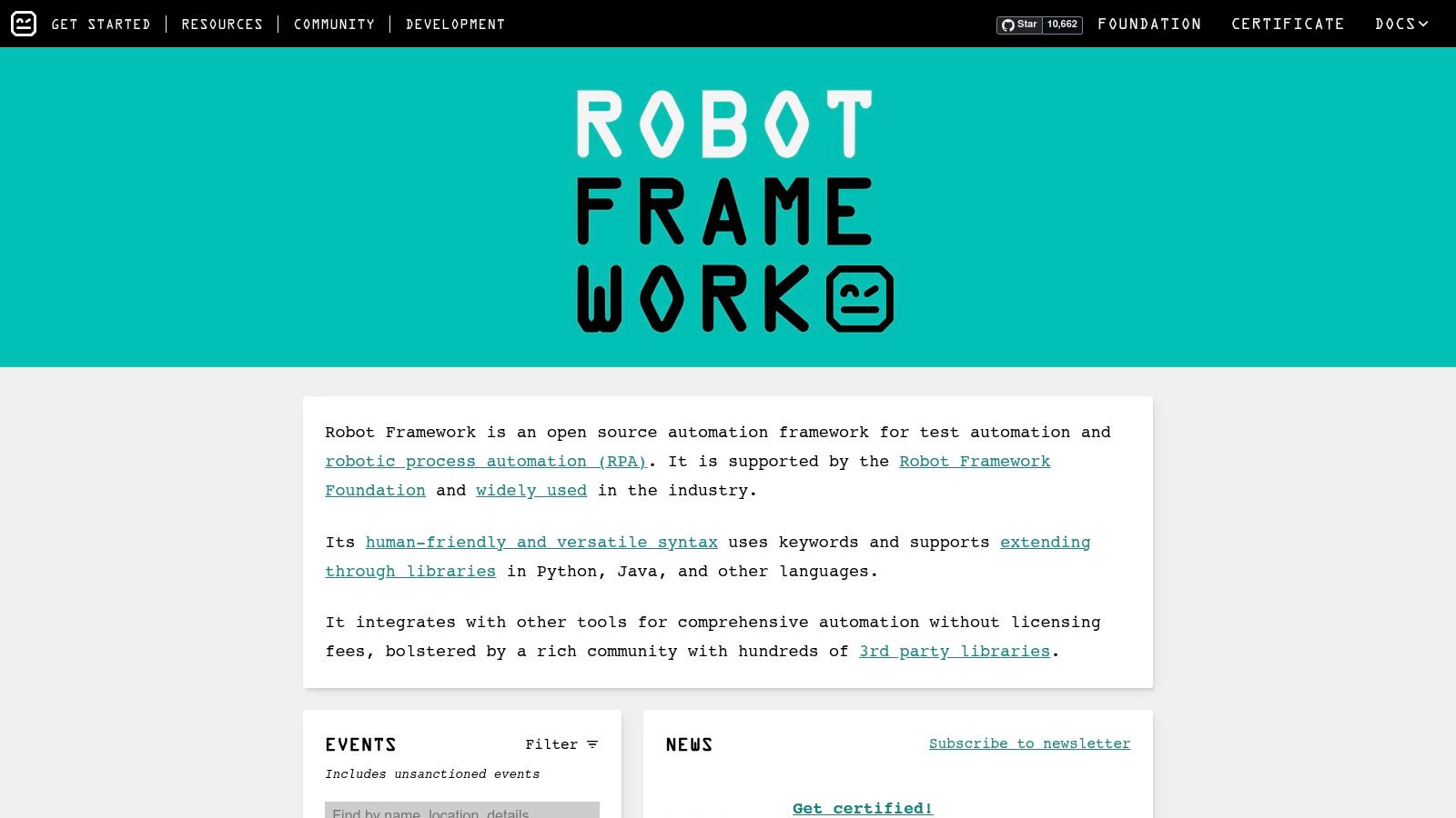 Robot Framework