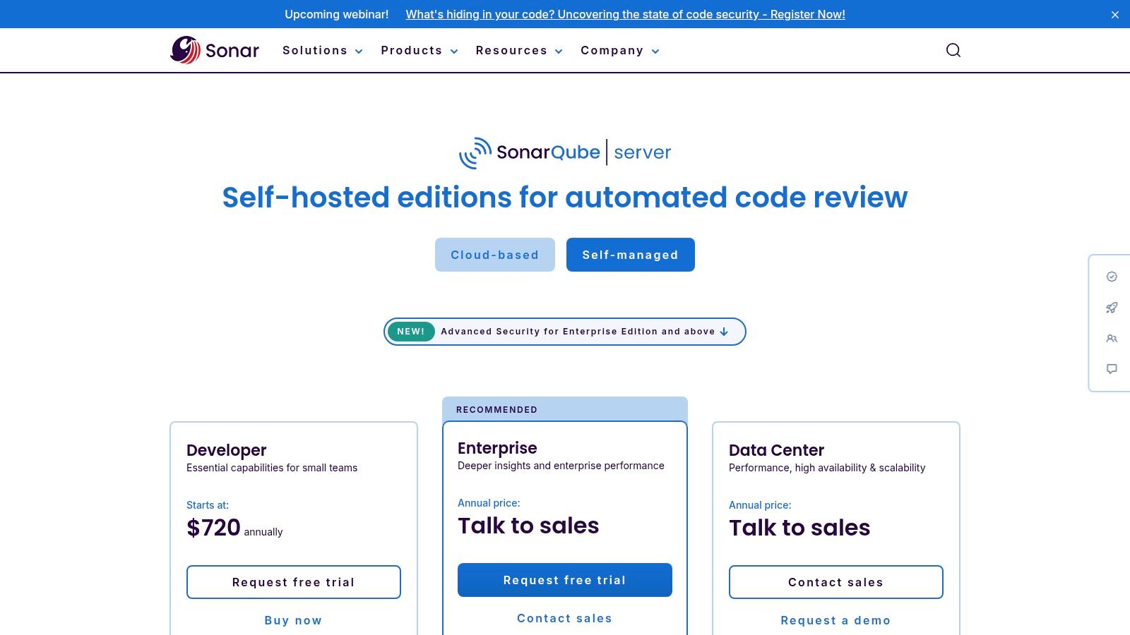SonarQube Server and SonarCloud
