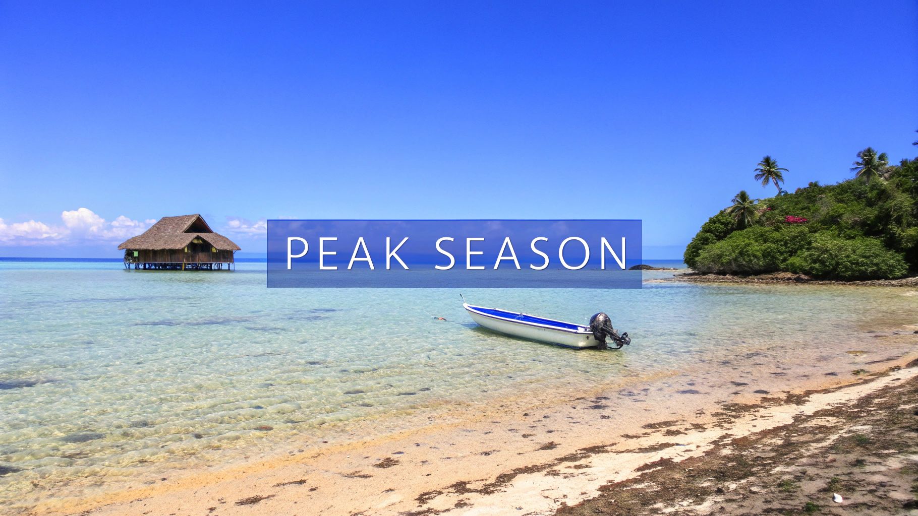 July-August Peak Season - Ultimate Dry Conditions