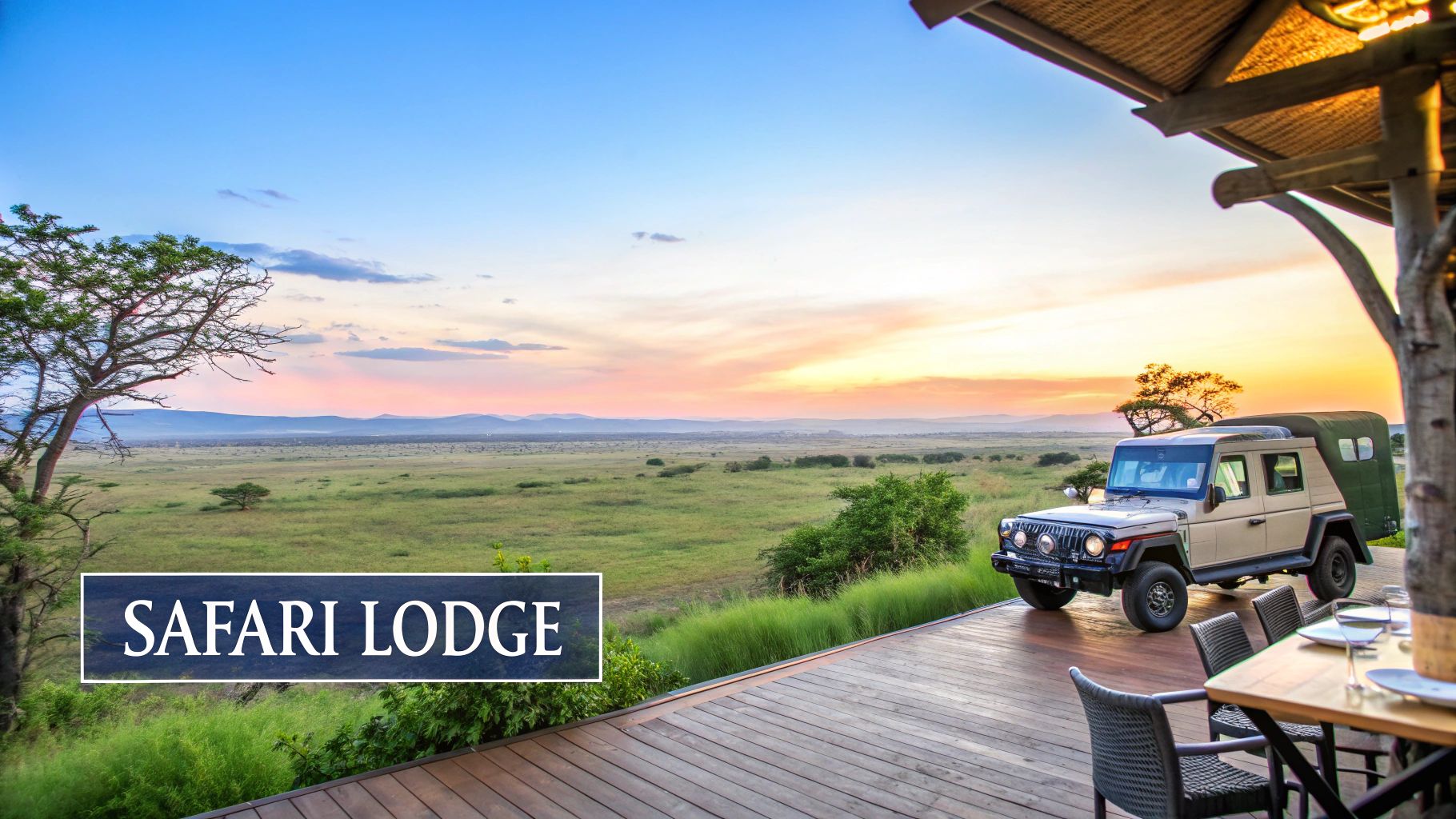 African Safari with Luxury Lodge Accommodations